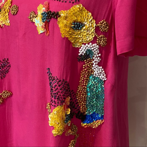 EBONY EVE | embroidered pink blouse - Picture 4 of 10